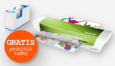 Kup wybrany laminator Leitz iLam Home Office a otrzymasz w prezencie ciezki podajnik tasmy klejacej Leitz Wow