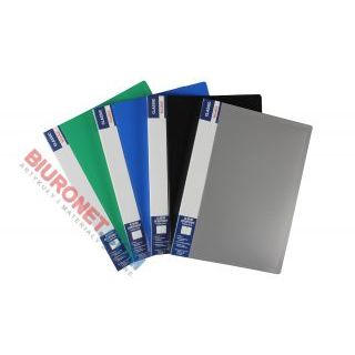 Album ofertowy Biurfol A4, 20 koszulek, okładka ze sztywnego PP czarny