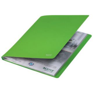Album ofertowy Leitz Recycle A4, 20 koszulek, okładka z twardego PP zielony