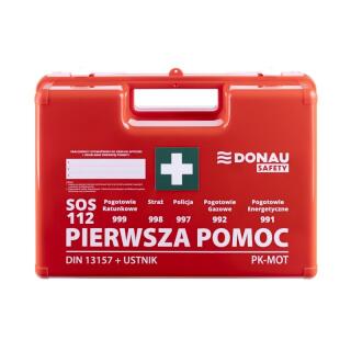 Apteczka firmowa DONAU SAFETY, model podstawowy do biura, w pudełku plastikowym K-10