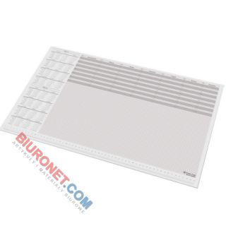 Biuwar Panta Plast A2 59 x 39,5 cm, podkładka na biurko z planem tygodniowym, blok 30 kartek 59 x 39 cm