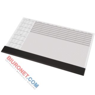 Biuwar Panta Plast A2 59 x 39,5 cm, podkładka na biurko z planem tygodniowym, blok 30 kartek z listwą 59 x 39 cm