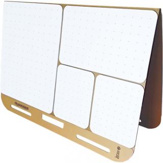 Blok samoprzylepny do flipchartów Memobe StikkiesFlip MB003, mix rozmiarów, papier w kropki 125 kartek