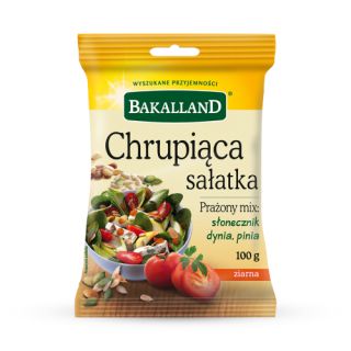 Chrupiąca sałatka Bakalland, mix: słonecznik, dynia, pinia 100 g
