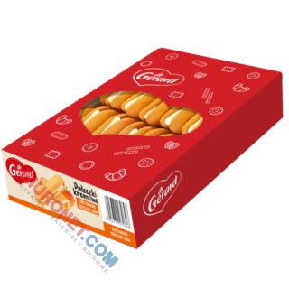 Ciastka Pałeczki Kremowe dr Gerard, biszkopty z nadzieniem morelowym i kremem śmietankowym 500 g
