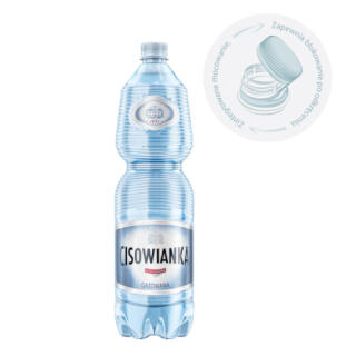 Cisowianka 1,5L x 6 sztuk, woda mineralna, w butelkach PET gazowana