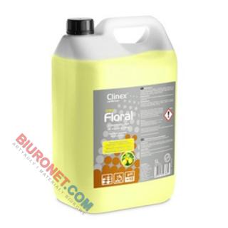 CLINEX Floral 5L, płyn do mycia podłogi, codzienna pilęgnacja posadzek zapach Citro