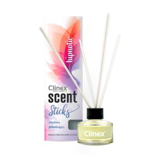 CLINEX Scent Sticks 45 ml, ozdobne patyczki zapachowe neutralizujące nieprzyjemne zapachy Hypnotic