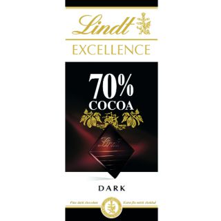 Czekolada Lindt Excellence Dark 70% Cocoa, gorzka 100 g