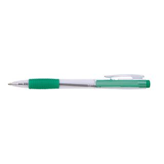 Długopis automatyczny Office Products, jednorazowy, końcówka 0.7 mm
bez logo nazy oznaczeń zielony