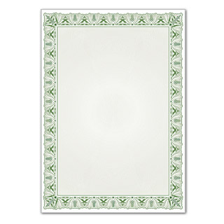 Dyplom ozdobny Cyprys A4, papier satynowany 250g 20 arkuszy