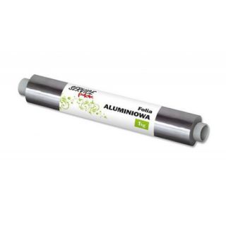 Folia aluminiowa Stella Service Pack 29 cm, gruba rolka srebrnej folii 14 mikronów 8,1 m