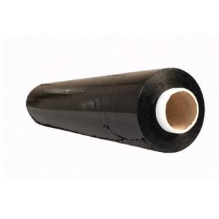 Folia stretch Office Products 23 mikrony, szerokość 50 cm, czarna rolka 2,5 kg