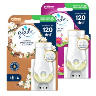 Glade by Brise Electric Scented Oil, komplet, elektryczny odświeżacz powietrza do gniazdka mix zapachów