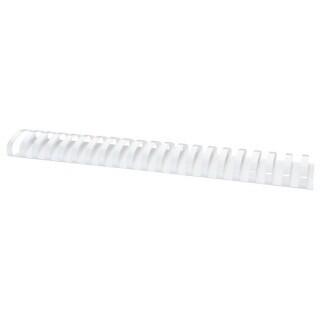 Grzbiety do bindowania Office Products 51 mm, do 510 kartek, plastikowe, 50 sztuk białe