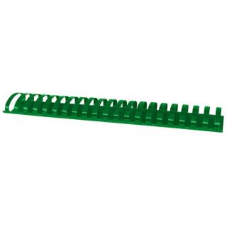 Grzbiety do bindowania Office Products 51 mm, do 510 kartek, plastikowe, 50 sztuk zielone