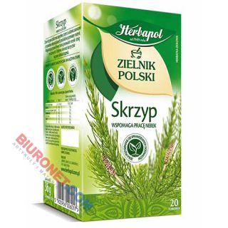 Herbata ziołowa Herbapol Zielnik Polski Skrzyp, torebki bez sznureczków 20 torebek