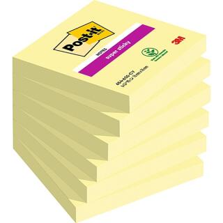 Karteczki samoprzylepne Post-it Super Sticky 76 x 76 mm, żółte bloczki 1 x 90 kartek