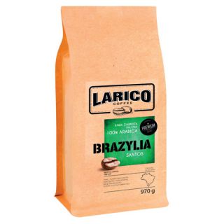 Kawa LARICO Brazylia Santos, ziarnista 100% arabika 970 g