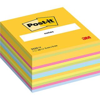 Kostka karteczek samoprzylepnych Post-it 76 x 76 mm, 6 kolorów 450 kartek