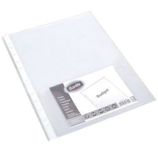 Koszulki groszkowe Bantex Budget A4 / 35 mikronów, w folii 100 sztuk