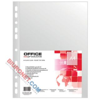 Koszulki groszkowe Office Products A4 / 40 mikronów, w folii 100 sztuk
