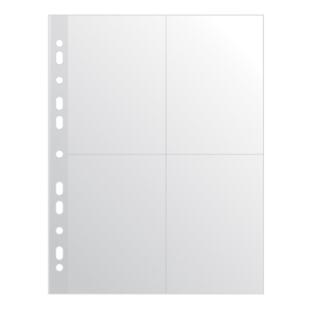 Koszulki krystaliczne na zdjęcia Donau A4 / 60 mikronów, 4 x pionowe foto 10x15 cm 10 sztuk
