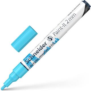Marker akrylowy Schneider Paint-It 310, końcówka 2 mm niebieski