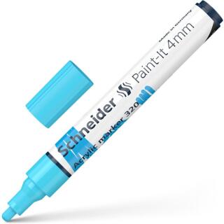 Marker akrylowy Schneider Paint-It 310, końcówka 4 mm niebieski