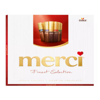 Merci Finest Selection Red Storck, czekoladki nadziewane, bombonierka 675 g