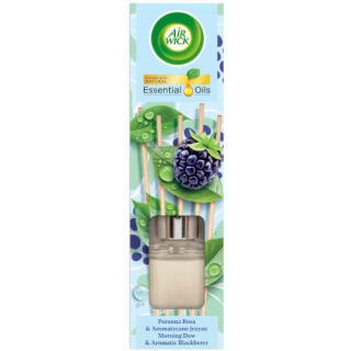 Odświeżacz powietrza Air Wick Pachnące Patyczki Poranna Rosa i Aromatyczne Jeżyny, dyfuzor dekoracyjny 40 ml