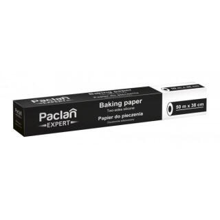 Papier do pieczenia Paclan 38 cm, silikonowany, w rolce 50 m