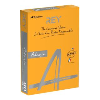 Papier kolorowy REY Adagio A4/80g Intense 500 arkuszy, intensywny 70 - pomarańczowy