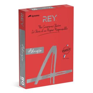 Papier kolorowy REY Adagio A4/80g Intense 500 arkuszy, intensywny 22 - czerwony