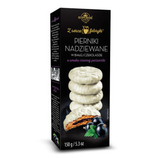 Pierniki Z Serca Fabryki Kopernik, z nadzieniem marakuja, w białej czekoladzie 150 g