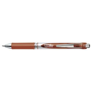 Pióro kulkowe Pentel EnerGel BL77, automatyczne, żelowe, końcówka 0,7mm
 brązowy