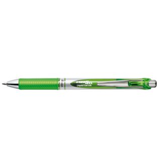 Pióro kulkowe Pentel EnerGel BL77, automatyczne, żelowe, końcówka 0,7mm
 seledynowy