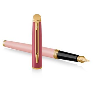 Pióro wieczne HEMISPHERE Colour-Block Pink WATERMAN, w pudełku
 różowe