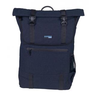Plecak na laptop Donau TRAVEL London 15,6", osłona przeciwdeszczowa, pojemność 18l granatowy