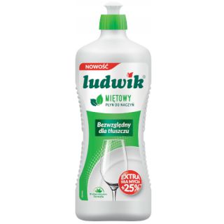 Płyn do naczyń Ludwik Miętowy, do zmywania ręcznego 450g
