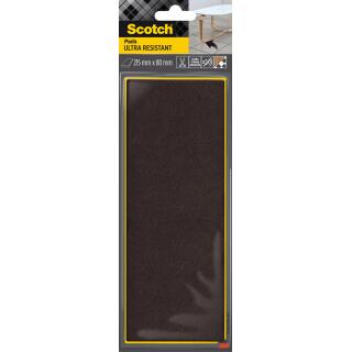 Podkładka filcowa Scotch Ultra Resistant 215 x 80 mm, samoprzylepna, szara 1 sztuka