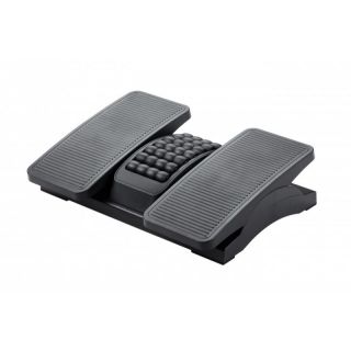 Podnóżek Q-Connect z regulacją nachylenia z oddzielnymi platformami i masażerem
 43 x 32 cm