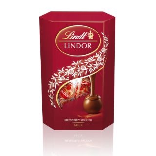 Praliny Lindt Lindor Cornet Milk, czekoladki z nadzieniem 200 g