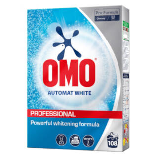 Proszek do prania OMO Automat White Professional Diversey, do białych tkanin, 108 prań 5,4 kg