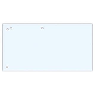 Przekładki podłużne Office Products 1/3 A4, kartonowe 235x105 mm, 100 sztuk biały
