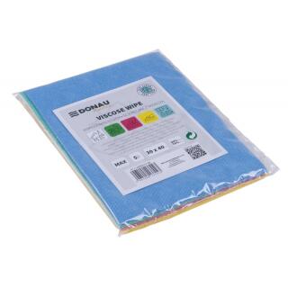Ścierki uniwersalne Donau HOME 30 x 40 cm, 5 sztuk, wiskoza 70% miks kolorów