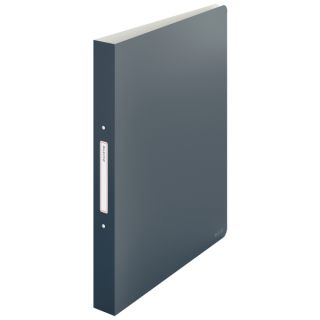 Segregator ringowy Leitz Cosy A4/2OR/25, grzbiet 32mm, plastikowa okładka aksamitny szary