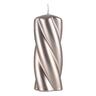 Świeca słupek Donau HOME Laval 50 x 130 mm, ozdobna kolor szampan