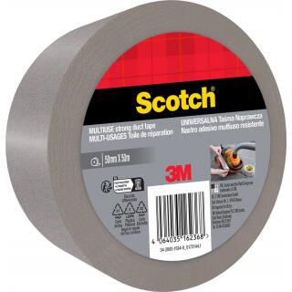 Taśma naprawcza Scotch, uniwersalna rolka, srebrna 50 mm x 50 m
