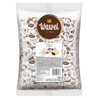 Trufle Białe Wawel, cukierki w białej czekoladzie, rumowe 1 kg